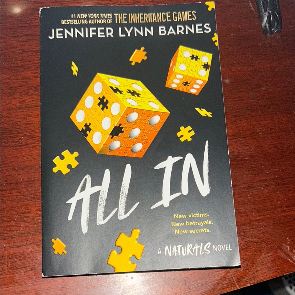 All In by Jennifer Lynn Barnes Book